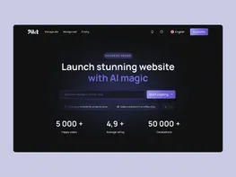 Cricket v1.0 - AI Website Builder SaaS Platform for Prompt-Based Site Generation preview picture