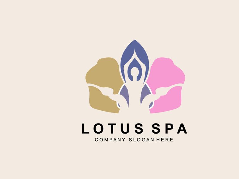 Yoga Logo Design, Sports Icon Illustration Fitness And Mind And Body Concentration