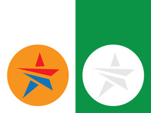 Star icon template vector illustration design