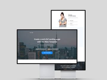 Corporate business UI kits design preview picture