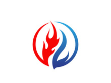 Fire Logo Template  Flame Symbol  Icon Vector