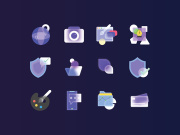 Glass : Mixed IconSet
