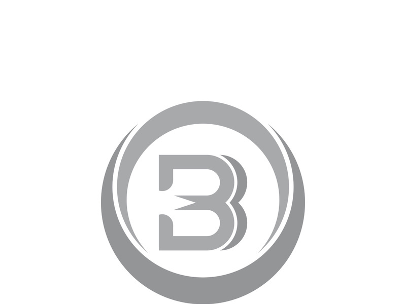 B letter logo template vector illustration