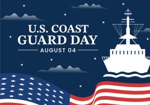 14 United States Coast Guard Day Illustration