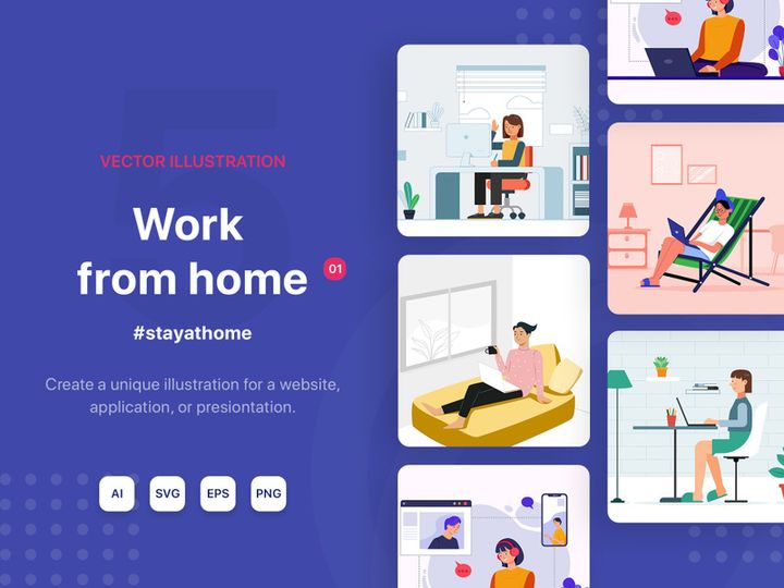 M82_Work from home Illustrations_v1