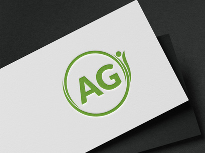 AG Letter And Agriculture Logo Design Template