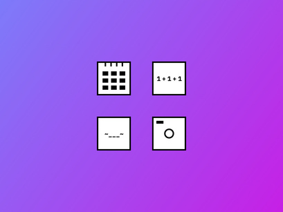 Squares & Schemes Free Icons II