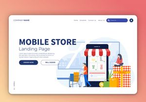 [Vol. 7] Online Stuff - Landing Page Illustration
