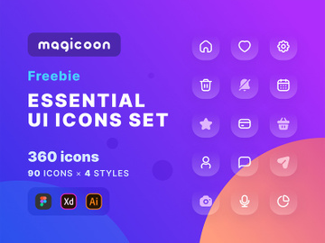 Magicoon - Modern Icons Library preview picture