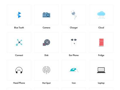 Technology Color Icons