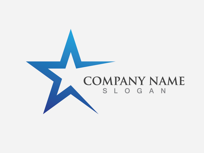 Star logo design template vector