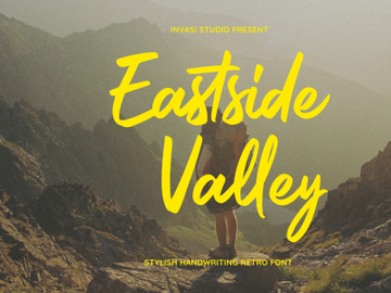 Eastside Valley || Stylish Retro Script preview picture
