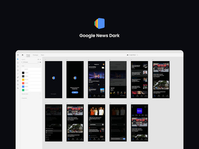 Google News Dark