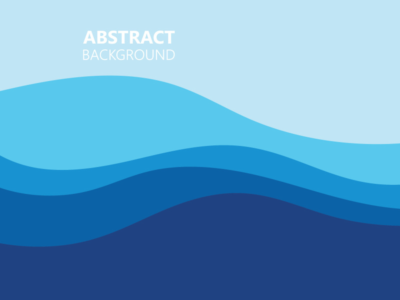 Blue wave water background wallpaper vector