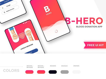 B Hero Blood Donation App preview picture