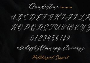 Clandestine - Handwritten Font