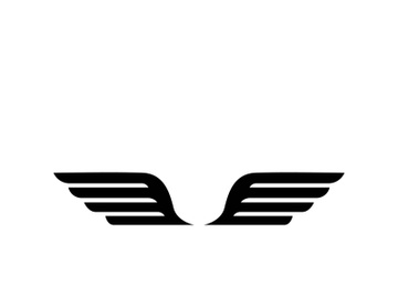 Wing illustration logo and symbol vector preview picture