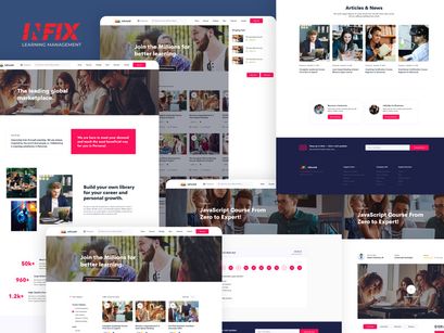 Infix Learning Mangement System (Full App + Database)
