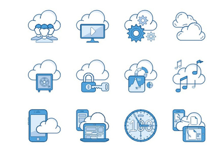Cloud Services Icons