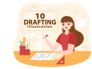 10 Drafting Working Illustration preview picture