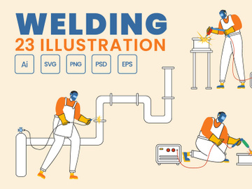 23 Welding Service Illustration preview picture