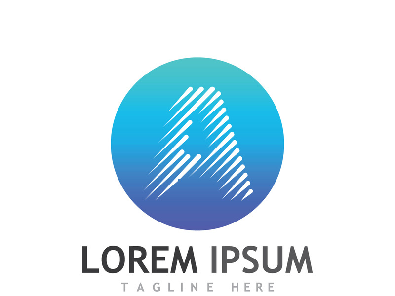 modern and creative initial letter A logo.