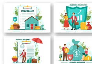 12 Business Insurance Illustration