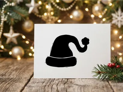 Festive Santa Hat for Christmas Celebrations and Holiday Decor