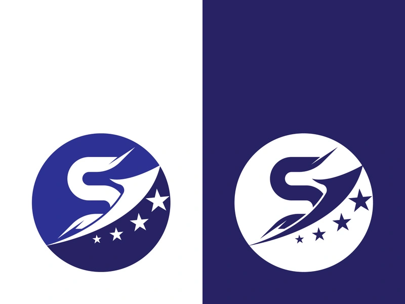 Business corporate S letter logo design vector