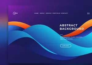Abstract Background Blue and Orange