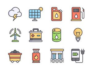 Energy Icon Set