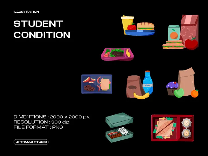 Lunch Box Illustration