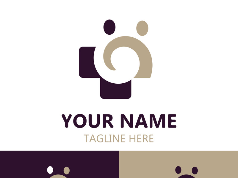 Medical  logotype health care simple modern design illustration template