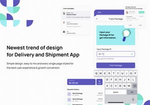 Delivery App UI Kits