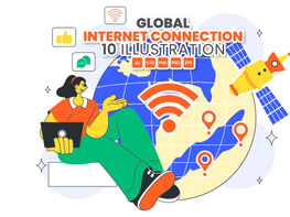 10 Global Internet Connection Illustration preview picture