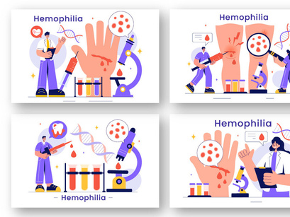 9 Hemophilia Disease Illustration