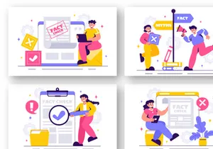12 Myths vs Facts Check News Illustration