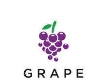 Natural organic grapes logo design for business,wine shop, organic.