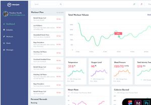 Maxiple - Fitness Admin Dashboard UI Kit