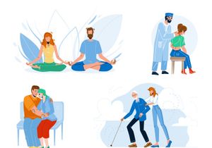 Health medical characters