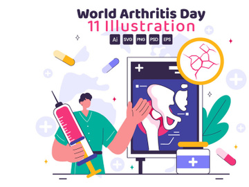 11 World Arthritis Day Illustration preview picture