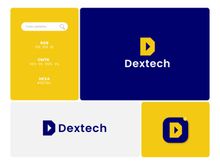 Lettermark Logo - Letter D Logo - Flat Logo - Business Logo Design