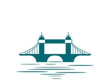 Bridge logo icon design and business symbol template