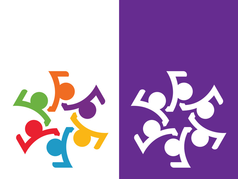 Community, network and social icon design template