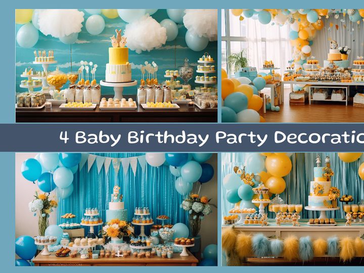 Baby Birthday Party Decorations