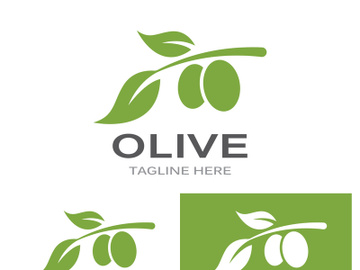 Olive fruit logo design. preview picture