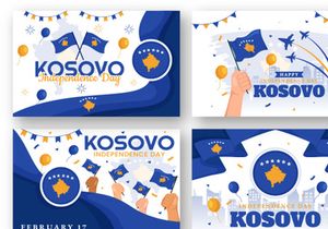 13 Kosovo Independence Day Illustration