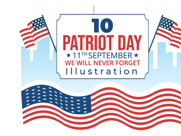 10 Patriot Day USA Celebration Illustration preview picture