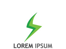 thunder lightning logo creative design