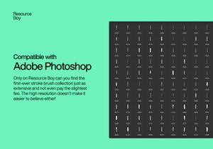 Free 100 Stroke Photoshop Brushes